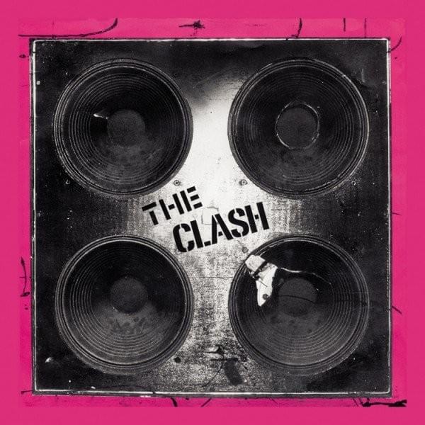 The Clash's 1977 UK Single for the song 'Complete Control' that features their speaker amp painted in hot pink.