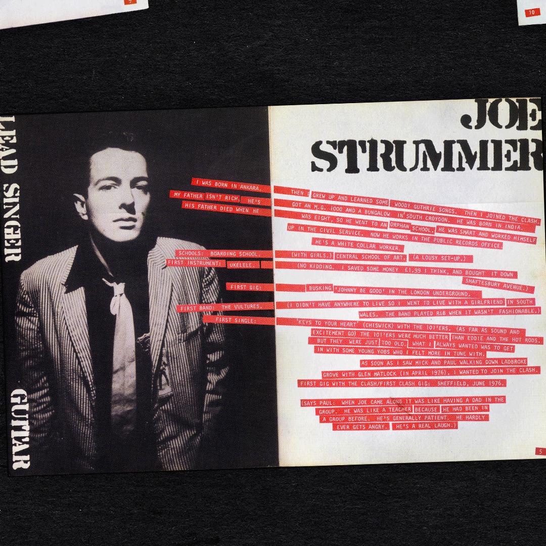 Lead Singer Guitarist Joe Strummer