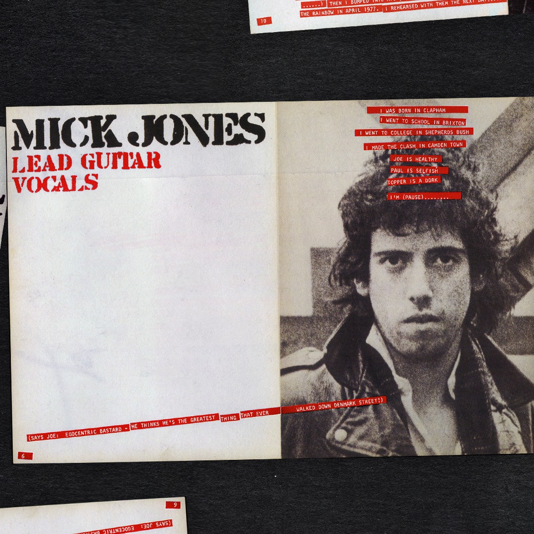 Guitar Vocalist Mick Jones