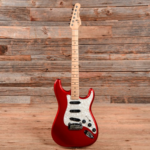 Cherry Red legacy guitar with natural blonde neck