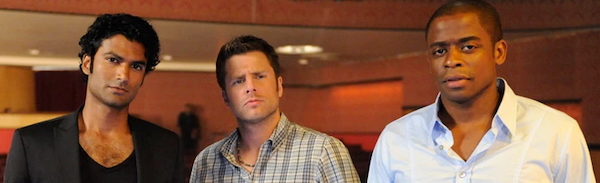 photo of shawn, gus and Sendhil Ramamurthy in Bollywood Homicide Season 4 Episode 6