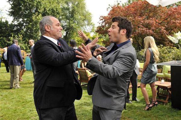 photo of John Kapelos and Shawn Spencer. John Kapelos played Tom Swagerty in two episodes of Psych