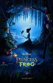 The movie poster of Disney's animated movie The Princess and the Frog