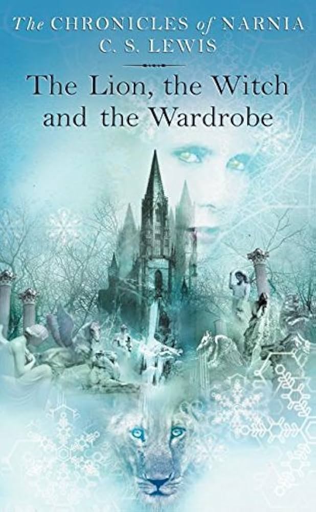 The book cover for the first narnia book