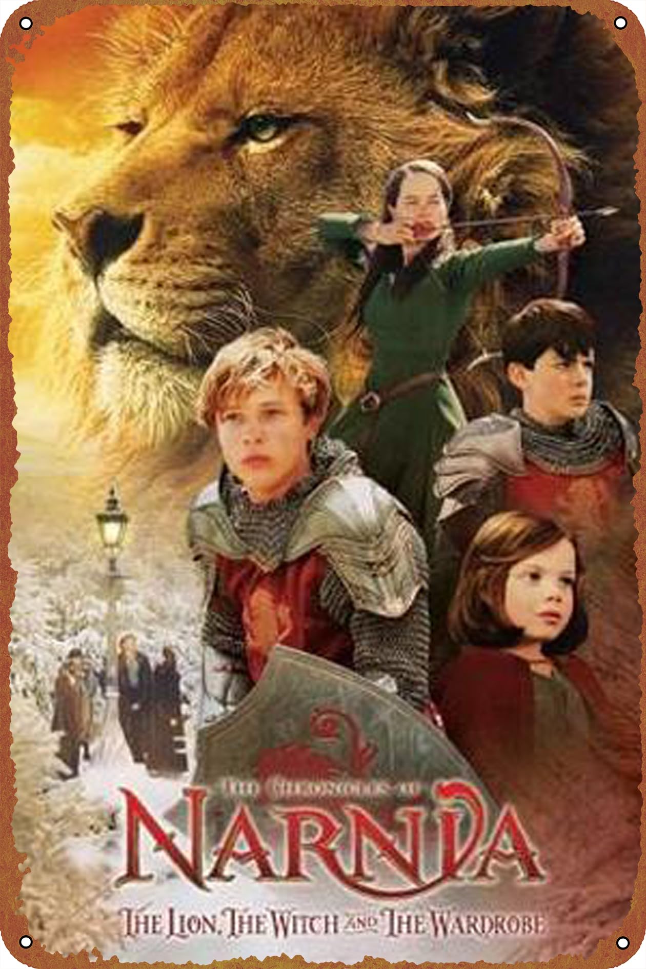 The movie poster for the first narnia movie