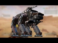 Think AT-AT, bascially a 4 legged walking tank that spawns bots