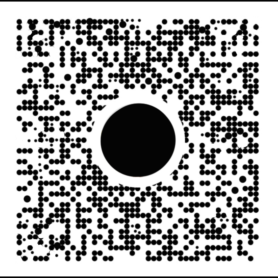 a fake QR code that does not work when individuals attempt to scan it