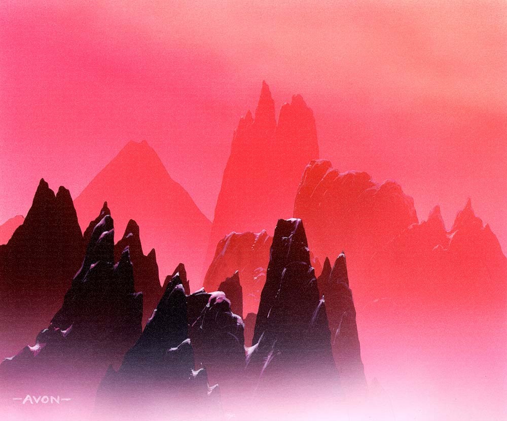 A picture of a mountain from the Unstable Magic set.